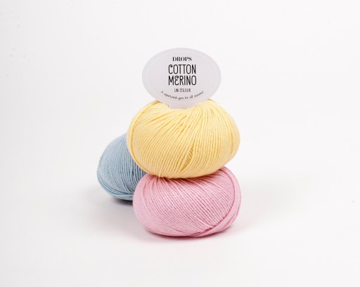 Bavlna + vlnená priadza - Bavlna Merino - DROPS 08
