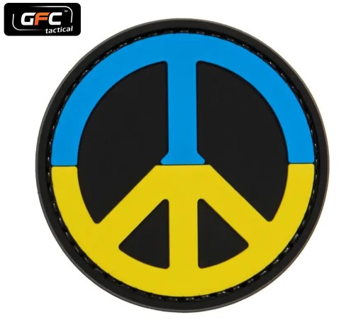 NÁPLATA PEACE UA PEACE UKRAINE 3D PVC VELCRO GFC