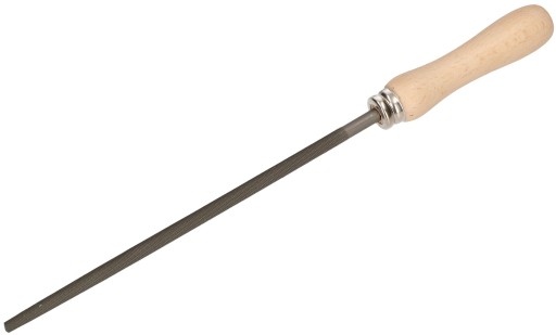 Okrúhly pilník 200 mm č. 2 na kov s rukoväťou