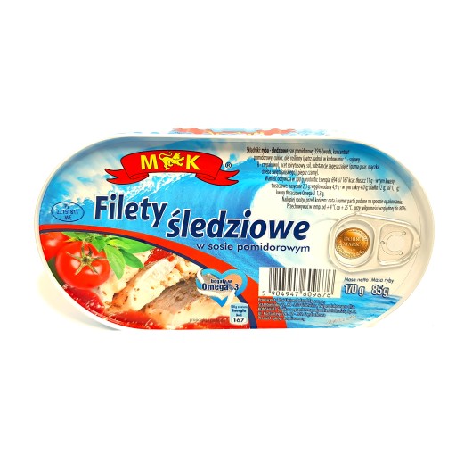 M&K FILETY SLEĎA 170G V RAJKOVEJ OMÁČKE