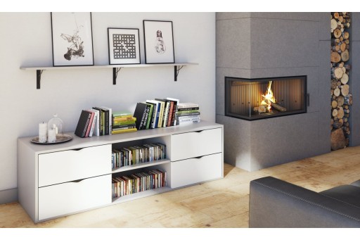 Support LOFT policové držiaky NEO Wall 180x180 izba obývačka kuchyňa GTV