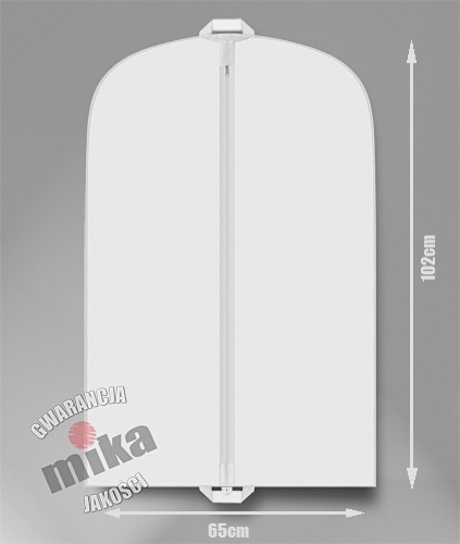 BIELE ODEVNÉ POUZDRO 65x102 OBLEK, KOŠEĽA