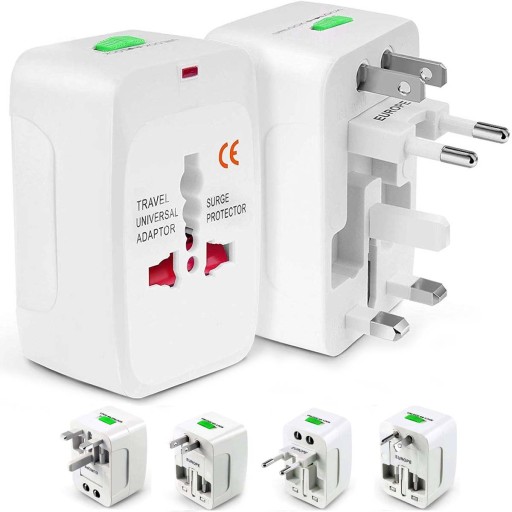 SIEŤOVÝ ADAPTÉR PL USA UK EÚ ČÍNA ZÁSUVKOVÝ ADAPTÉR CESTOVNÉ POUZDRO