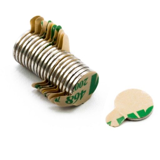 NEODYMOVÝ MAGNET 10x1 S LEPIKOM /N38 - 20 KS