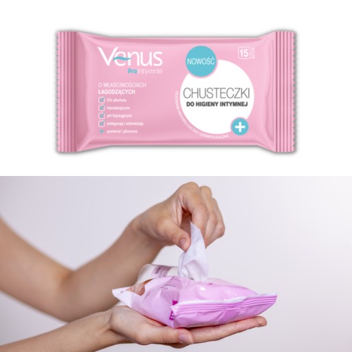 VENUŠA ŠETRNÉ UBRIEŽKY NA INTÍMNU HYGIENU