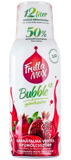 FruttaMax Granát sirupový koncentrát pre Sodastream 500 ml na 12 litrov