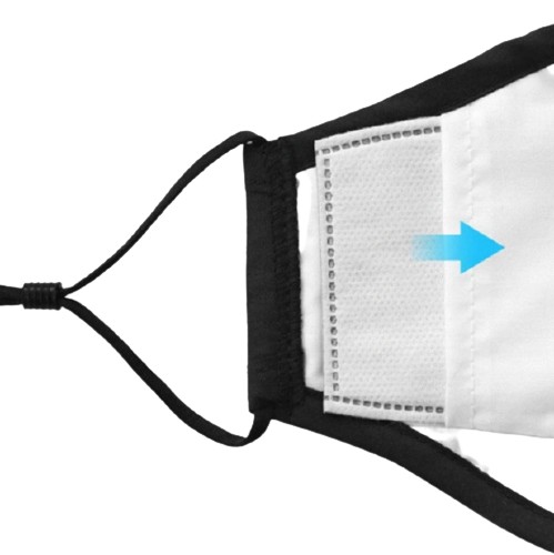 Maska + PM2,5 HEPA UHLÍKOVÝ FILTER ANTIVÍRUSOVÝ, ANTISMOGOVÝ