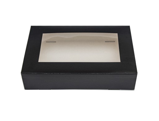 BLACK box na sushi, pečivo 17x11,5x5cm 10ks
