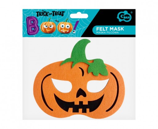 PLSTENÁ MASKA SCARFY HALLOWEEN TEKVICA