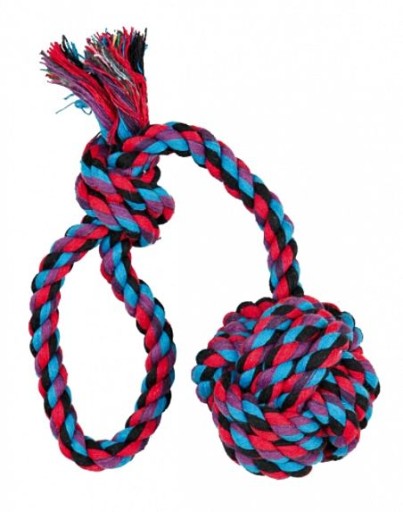 Bavlnené lano, ťahák, hračka pre psa, 30 cm