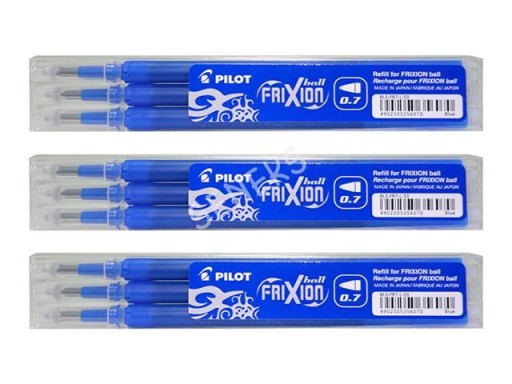 Príspevok. Frixionová guľa, tmavo modrá. 3 kusy.
