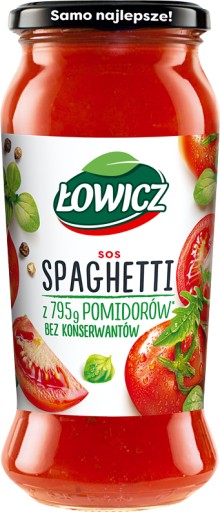 Łowicz paradajková omáčka na špagety s oreganom 500g