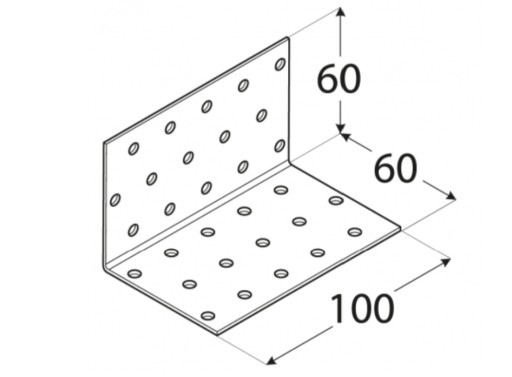 MONTÁŽNY UHOL KONEKTOR 60x60x100 KM6