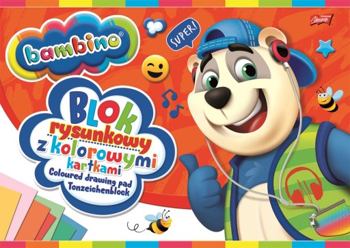 Bambino Farebná podložka na kreslenie A4 16K do školy