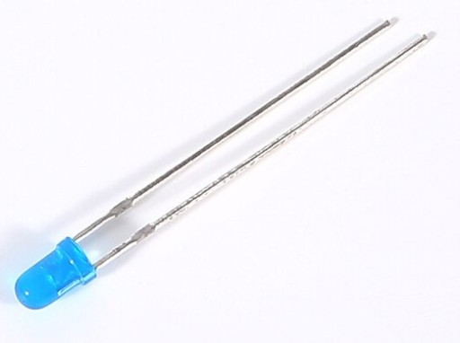 3 mm modré LED diódy (25 kusov)
