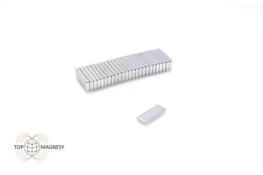 Neodymový tanierový magnet MPŁ 15x6x2 N38 10 ks