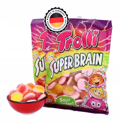 TROLLI Super Brain Sour Brain Ovocné želé 150g