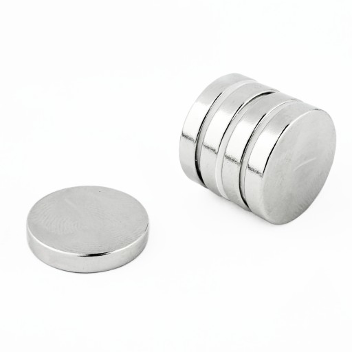VALEC NEODYMOVÝ MAGNET 16x3 N38 SADA 5 ks