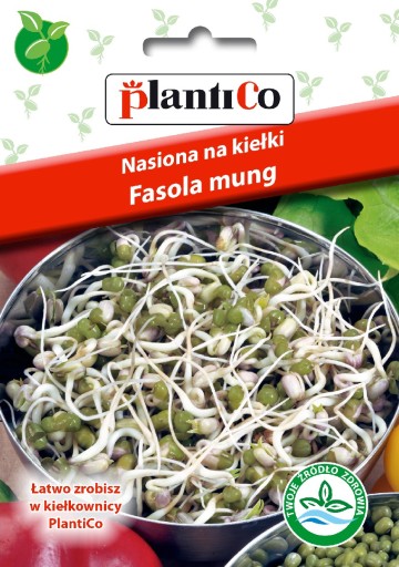 Semená na naklíčenie fazule mungo Plantico