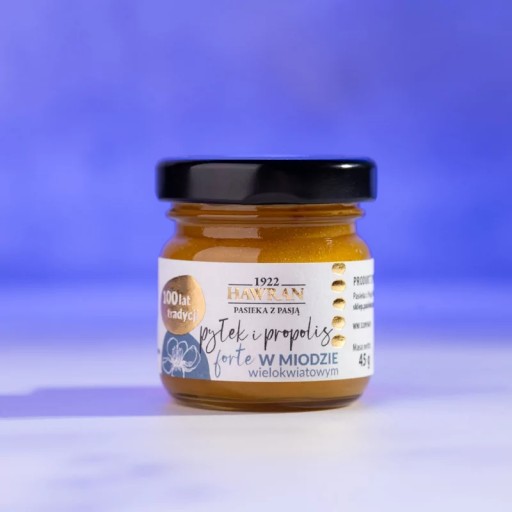 Peľ a propolis forte v viackvetovom mede 45g