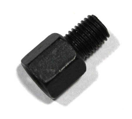 ADAPTÉR NA ZRKADLO M10x1,25 P -> M10x1,25 L ČIERNA