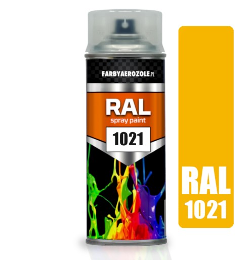 FARBA SPREJ AKRYLÁT RAL 1021 REPKOVÝ LAK