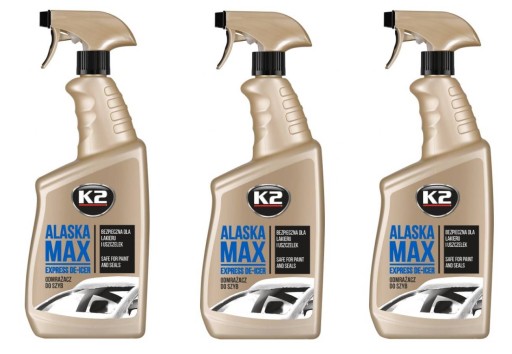 K2 ALASKA MAX ODMRAZOVAČ OKIEN AUTA TEKUTINY 700 ML SPREJ