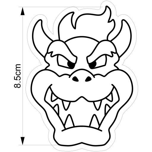 Vykrajovač na sušienky Mario Bros. King Bowser 1