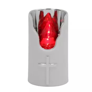Subito Led vložka do sviečok pre Cemetery Red and Silver 483 H125 WP54