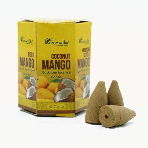 Backflow vonné tyčinky Coconut and Mango Aromatika 10 ks