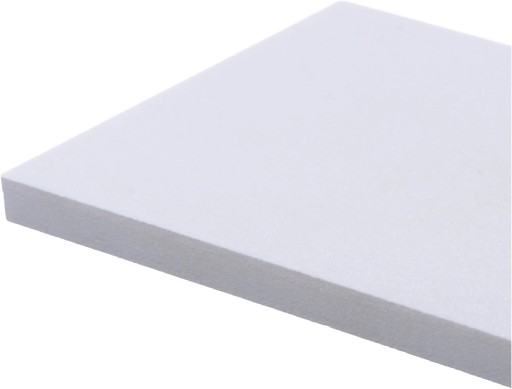 Doska z penového PVC, Biela - 3mm - Vyrobená na mieru