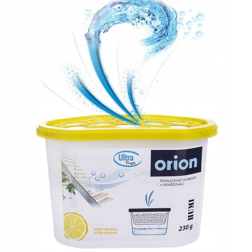 ULTRA ČERSTVÝ ABSORPÉR VLHKOSTI 230G CITRÓN DO KÚPEĽNE KUCHYNE