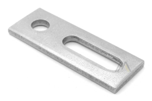 FV MONTÁŽNY ADAPTÉR pre M10 dvojitý závit - 82x30x5 / NEREZ - 2 ks