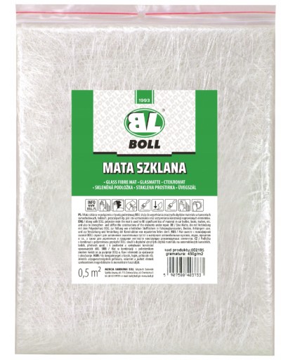 BOLL SKLO MAT 450g/m2 VLÁKNO NA ŽIVICU 0,5m2