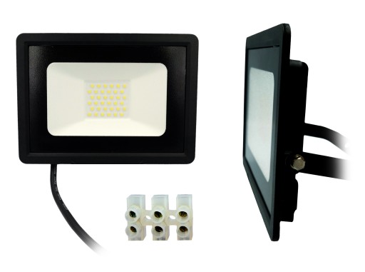 FLOODLIGHT Halogénová LED 10W studená biela + konektor