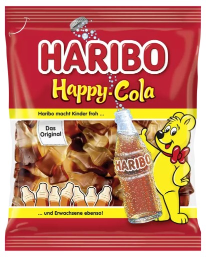 HARIBO Happy Cola Jelly fazuľa s príchuťou coca-cola 175g