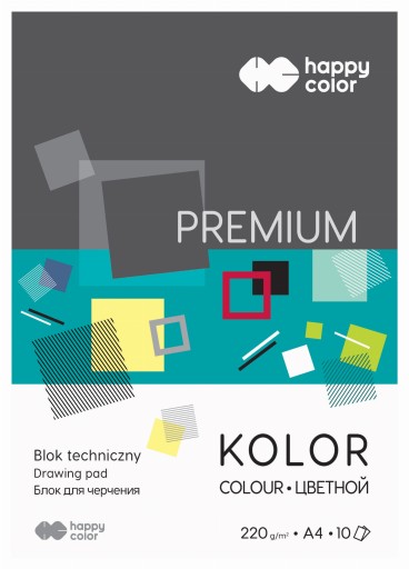 Technický blok A4/10, Premium Happy Color 22