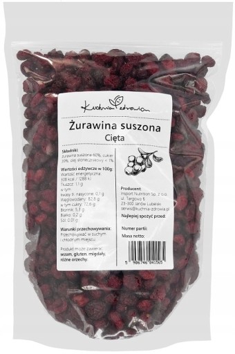 SUŠENÉ BRUSNICE 500g PRÍRODNÉ ČERSTVÉ BEZ KONZERVANTOV ZDRAVOTNÁ KUCHYŇA