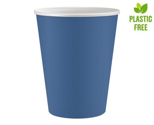 Narodeninové poháre, tmavomodré, papierové, 250 ml, 6 ks