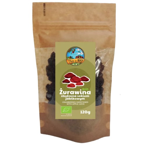 BIO BRUSINKY SLADENÉ JABLČNÝM ŠŤAVOM - 120g - Toto je BIO