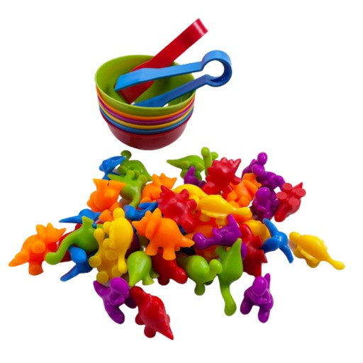 XXL SADA PRE UČENIE POČÍTANIA FAREB GRIPING SORTER HRA MONTESSORI LOGIC
