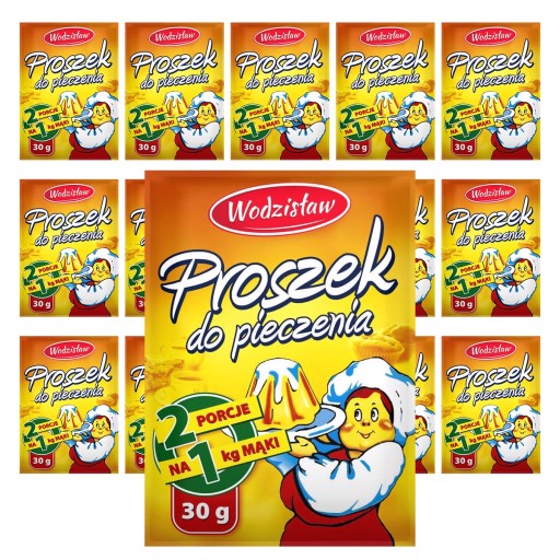 Wodzisław Prášok do pečiva 30 g x 15 kusov