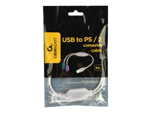 GEMBIRD UAPS12 Gembird adaptér 2 porty PS2 myš a klávesnica do USB portu