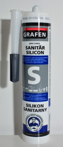 Grafénový sanitárny silikón sivý 280ml Mold Stop