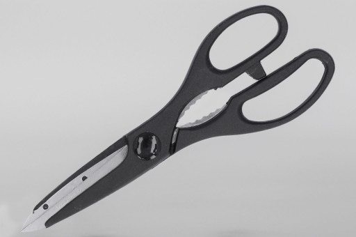 Univerzálne kancelárske kuchynské nožnice, ostré, pevné oceľové nožnice, 21 cm