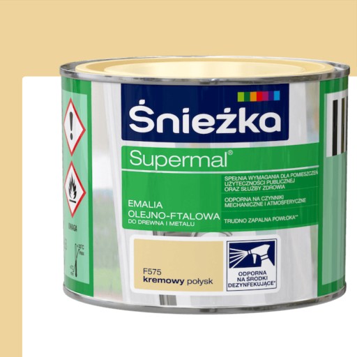 ŚNIEŻKA Supermal olejovo-ftalátový email GLOSS 200ml KRÉM