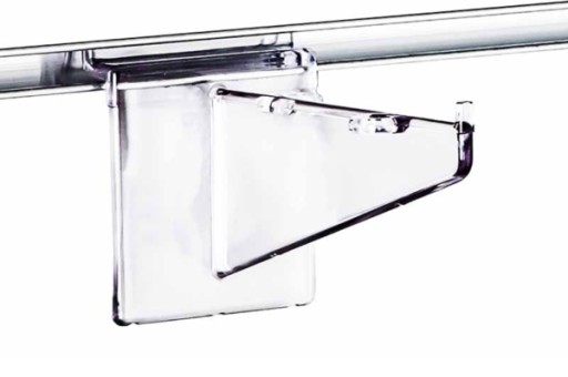 Podpera police z plexiskla, dĺžka 15 cm (ks)