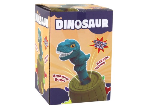 Arkádová hra Dinosaur In Barrel Pop-up Dinosaur