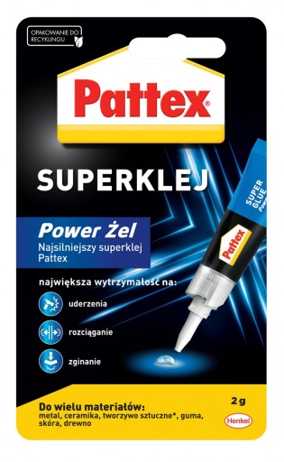 SUPER POWER GEL PATTEX S O S lepidlo 2g