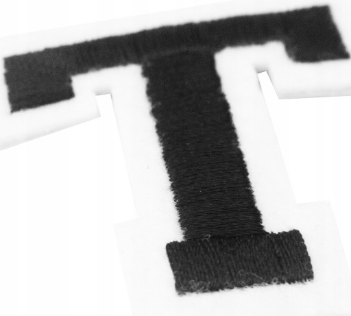 TERMO nažehľovacia náplasť LETTER T Náplasť s písmenom